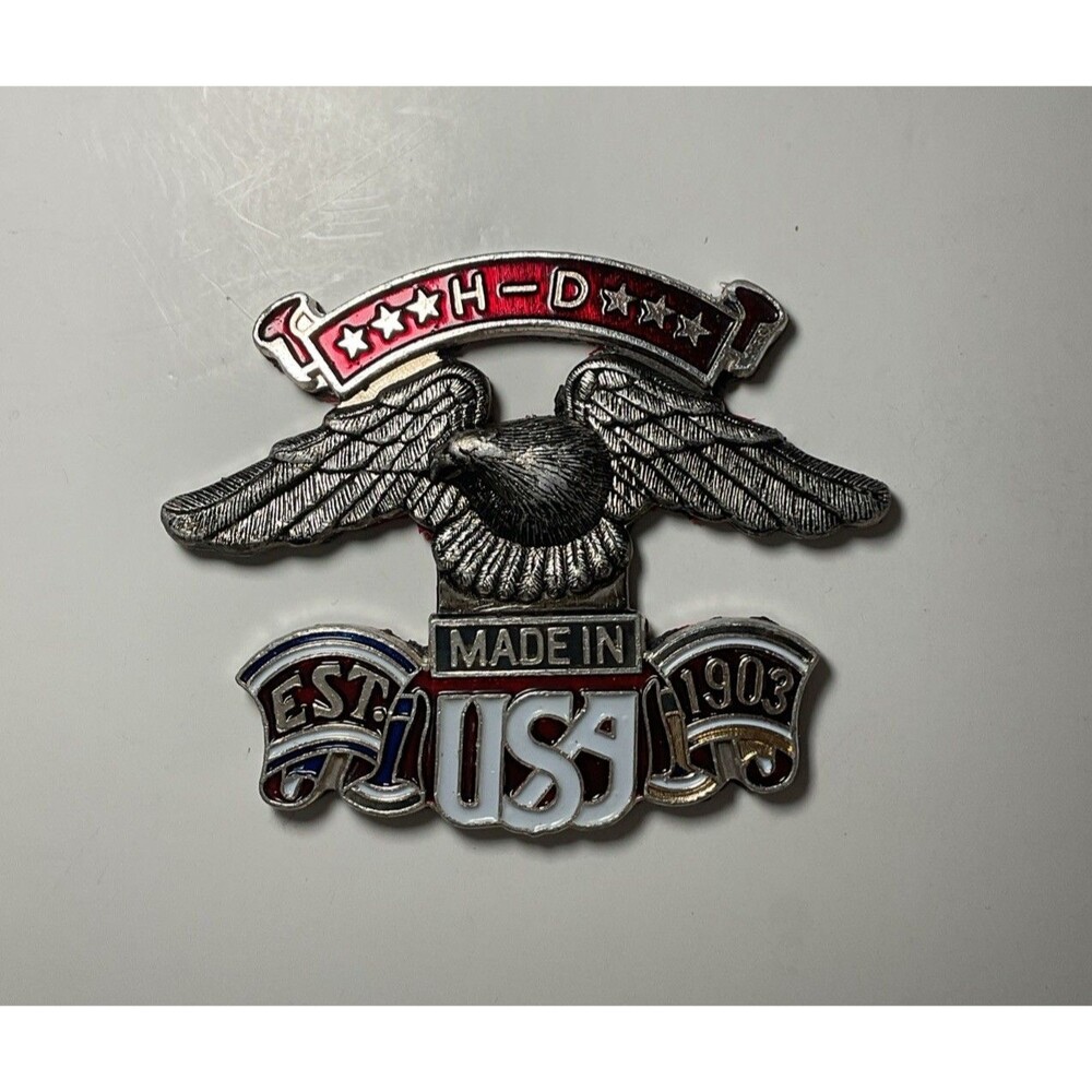Harley Davidson Fuel Door Tank Emblem Medallion Universal Fit